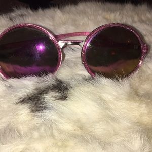 Festival style circle glasses